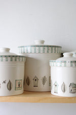 Pfaltzgraff Naturewood Kitchen Ceramic Cannister Set | Set Of 4