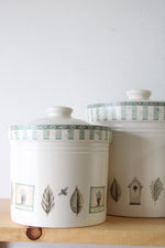 Pfaltzgraff Naturewood Kitchen Ceramic Cannister Set | Set Of 4