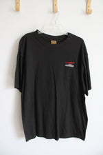 NEW Nutmeg Mills #3 Dale Earnhardt Black Tee | L