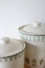 Pfaltzgraff Naturewood Kitchen Ceramic Cannister Set | Set Of 4