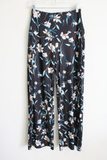 NEW Arolina Black Floral Knit Pants | S