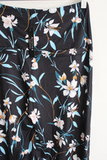 NEW Arolina Black Floral Knit Pants | S