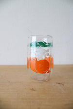 Vintage Bartlett Collins Orange Crush Glass Pitcher & Cups | Set Of 8