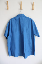 Arrow Blue Button Down Shirt | XXL