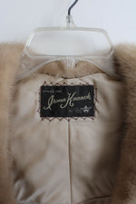 Vintage Irma Kmaack Mink Fur Stole Cape Shrug