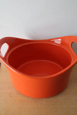 Rachael Ray Orange 2.75 Quart Round Casserole Dish