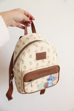 Disney Loungefly Stitch Ohana Means Family Pineapple Print Backpack