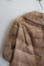 Vintage Irma Kmaack Mink Fur Stole Cape Shrug