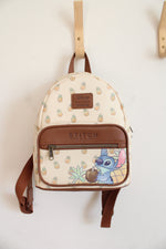 Disney Loungefly Stitch Ohana Means Family Pineapple Print Backpack