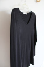 Peruvian Connection Black Long Sleeved Knit Dress | M