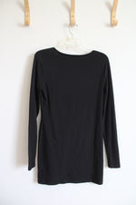 Peruvian Connection Black Long Sleeved Knit Dress | M