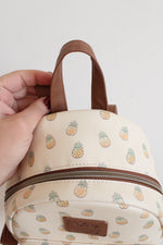 Disney Loungefly Stitch Ohana Means Family Pineapple Print Backpack