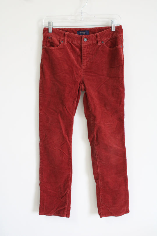 Talbots Heritage Burnt Orange Corduroy Pants | 4 Petite