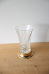 Vintage Killarney Hand Cut Crystal Glass Vase