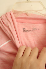 NEW Under Armor Pink and White Lightweight Athletic Hoodie | XL
