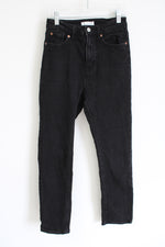 H&M Black Denim Straight Fit Jeans | 0