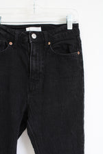 H&M Black Denim Straight Fit Jeans | 0
