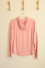 NEW Under Armor Pink and White Lightweight Athletic Hoodie | XL