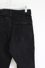 H&M Black Denim Straight Fit Jeans | 0