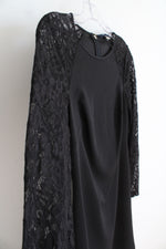NEW Tommy Hilfiger Black Lace Sleeved Dress | 6