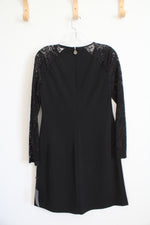 NEW Tommy Hilfiger Black Lace Sleeved Dress | 6