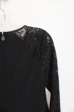 NEW Tommy Hilfiger Black Lace Sleeved Dress | 6