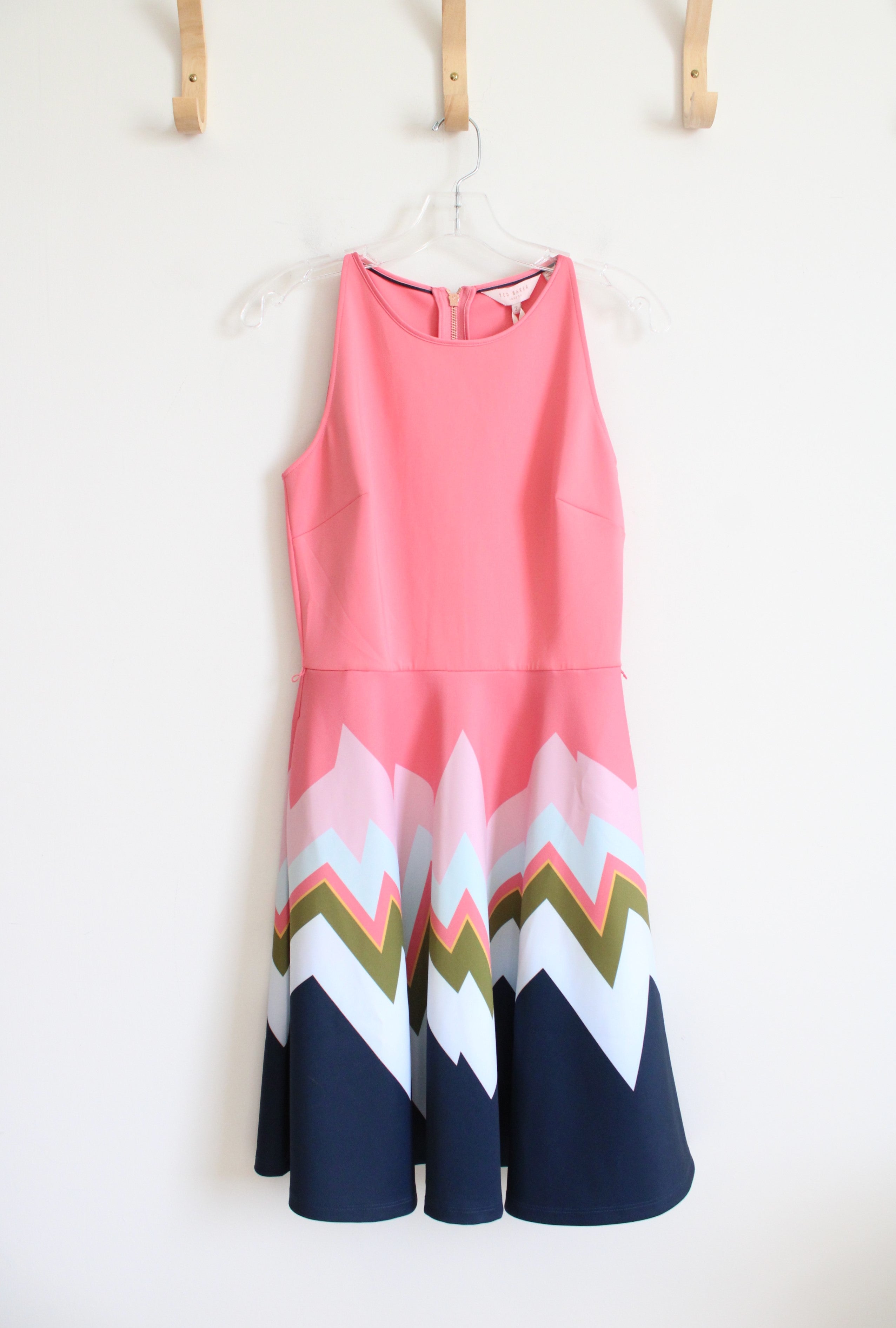 NEW Ted Baker Coral Mississippi Halter Skater Dress | 2 Jubilee Thrift NEW Ted Baker Coral Mississippi Halter Skater Dress | 2 Jubilee Thrift