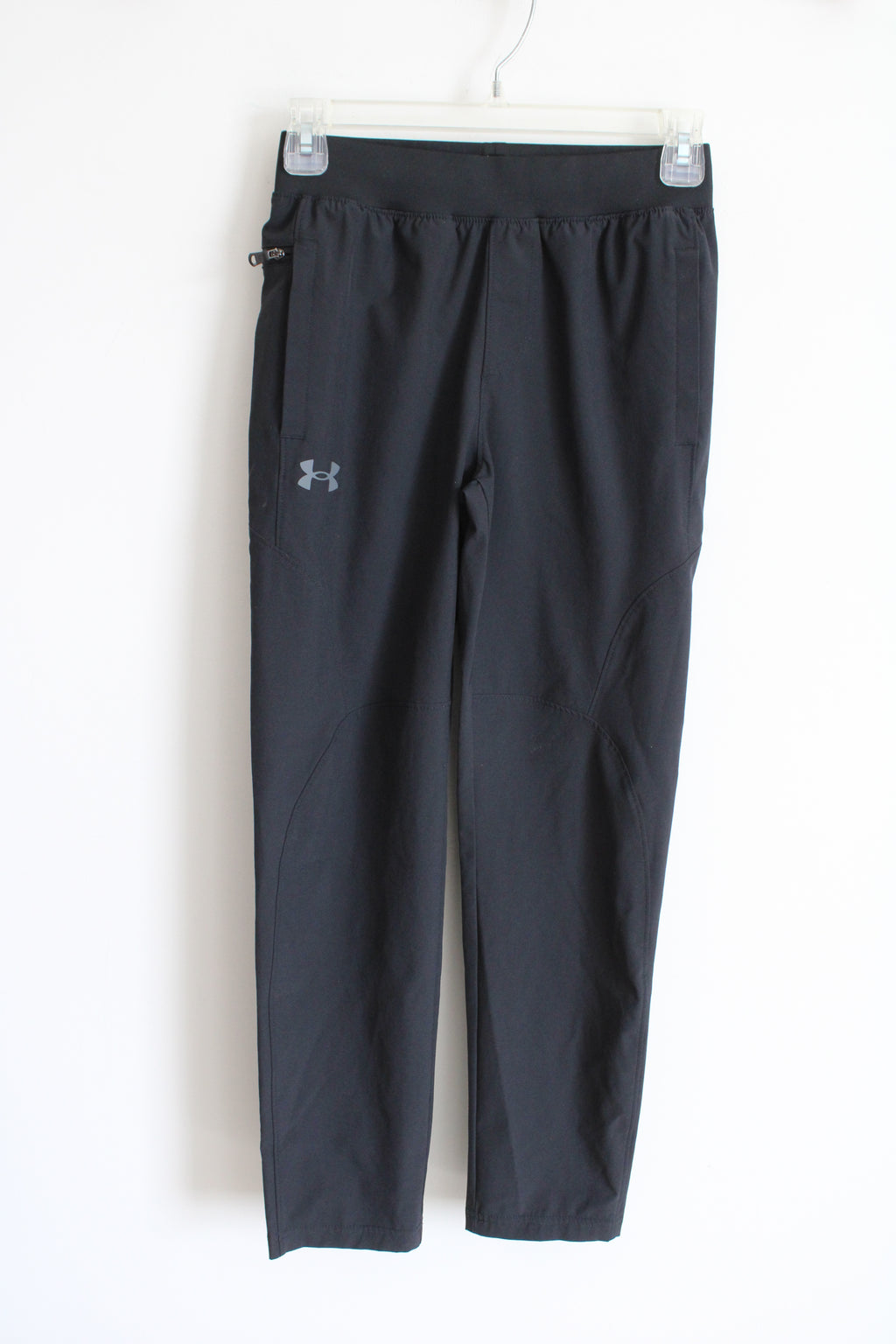 Under Armour Black Stretch Taper Pants | Youth M (10/12)