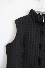 Keren Hart Black Quilted Vest | 3X