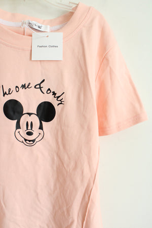 NEW Tian Pink Mickey Mouse Tee | 10