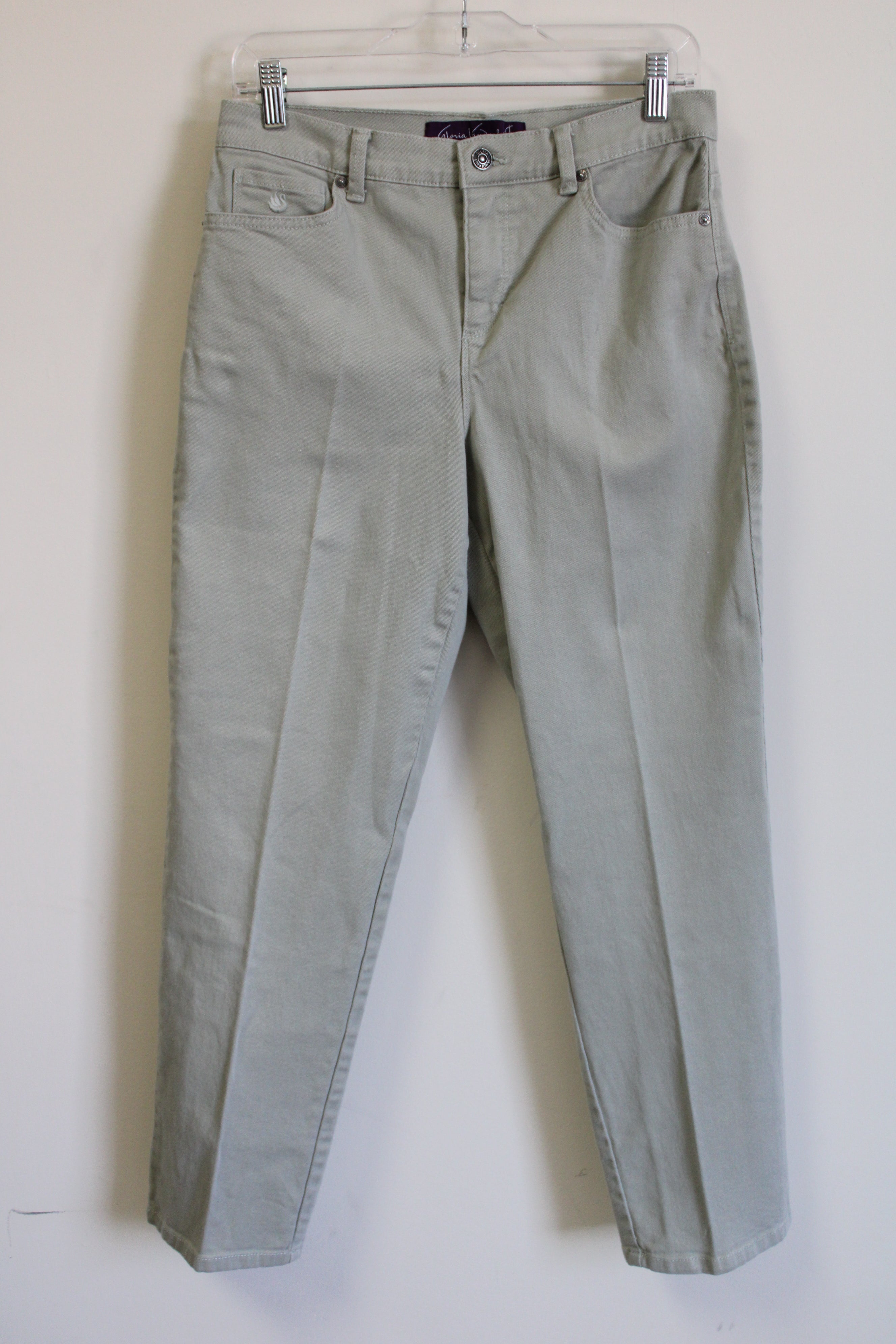 Gloria Vanderbilt Light Sage Green Amanda Jean | 8 Short