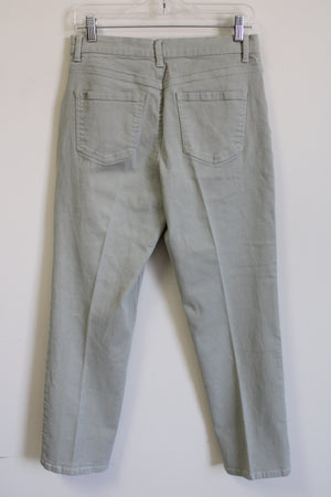 Gloria Vanderbilt Light Sage Green Amanda Jean | 8 Short