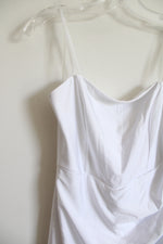 NEW Emerald Sundae White Fitted Mini Dress | L