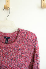 Gap Wavy Pink Cable Knit Sweater | XS