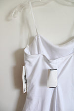 NEW Emerald Sundae White Fitted Mini Dress | L