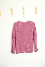 Gap Wavy Pink Cable Knit Sweater | XS