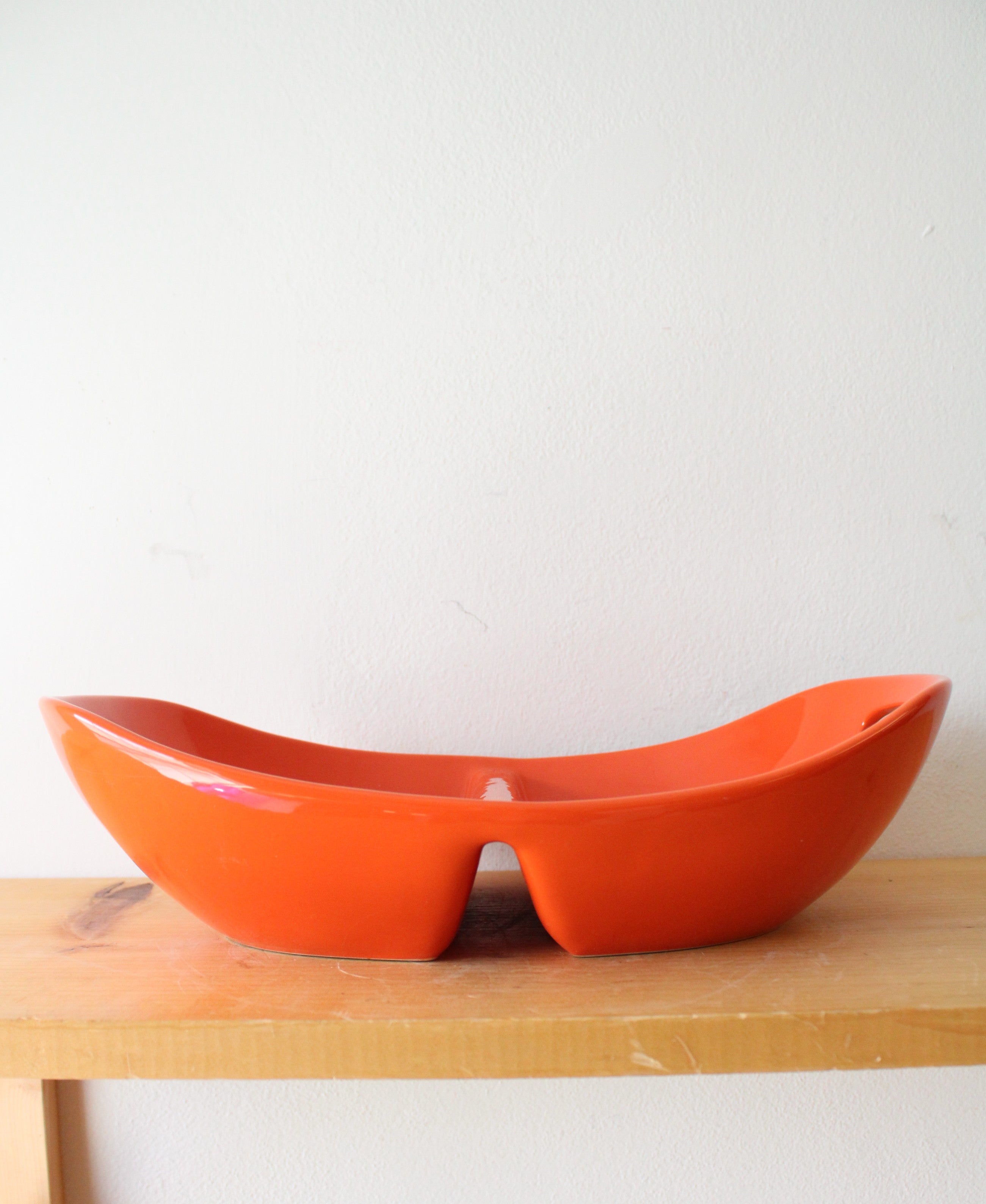 Rachael Ray Orange Divided Serving Dish