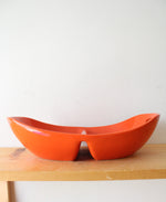 Rachael Ray Orange Divided Serving Dish