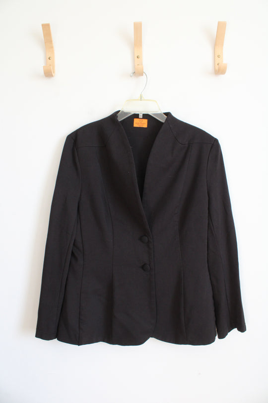 Mary Crafts Black Blazer | 14