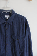 Sonoma Soft Blue Button Down Shirt | XL
