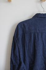 Sonoma Soft Blue Button Down Shirt | XL