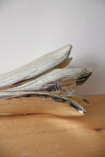 Etched Silver Wall Hanging Vase
