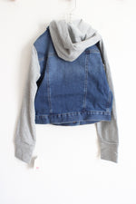 NEW SO Denim Sweatshirt Jacket | 10/12