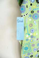 NEW Scrub Advantage Lime Green Floral Scrub Top | 2X