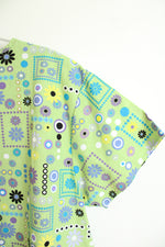 NEW Scrub Advantage Lime Green Floral Scrub Top | 2X