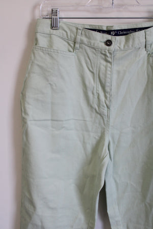 Christopher & Banks Vintage Light Green Denim Jeans | 6