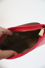 Michael Kors Logo Jet Set  Hot Pink Leather Crossbody Bag