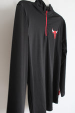 NBA Chicago Bulls Black 1/4 Zip Shirt | Youth XL (18-20)