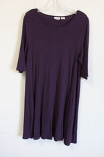 Sigrid Olsen Burgundy Dress | L