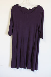 Sigrid Olsen Burgundy Dress | L